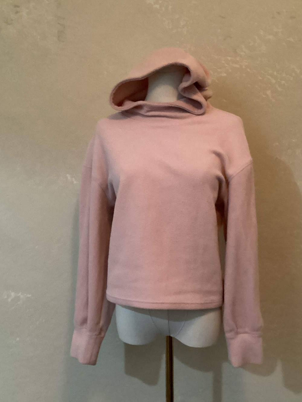 Old Navy Pink Hooded Fleece Pullover Jacket